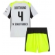 Borussia Dortmund Nico Schlotterbeck #4 Replike Gostujuci Dres za djecu 2025-26 Kratak Rukav (+ Kratke hlače)